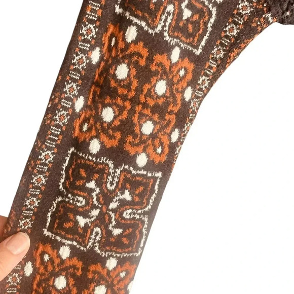 Free People Nikki Layering Bandana Patchwork Sweater Top - Picture 8 of 13